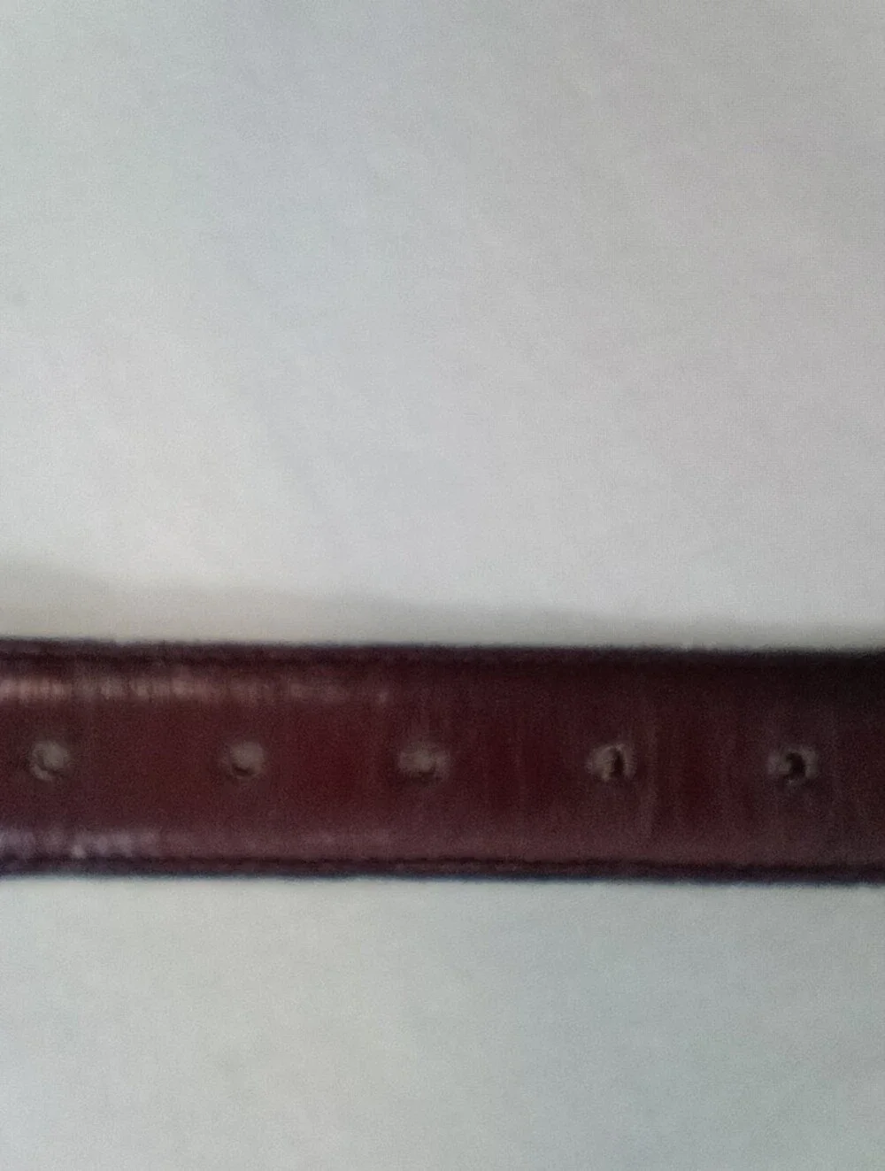 VTG Justin Leather Belt Brown with Silver-Toned Western Buckle Men 38 Top Grain